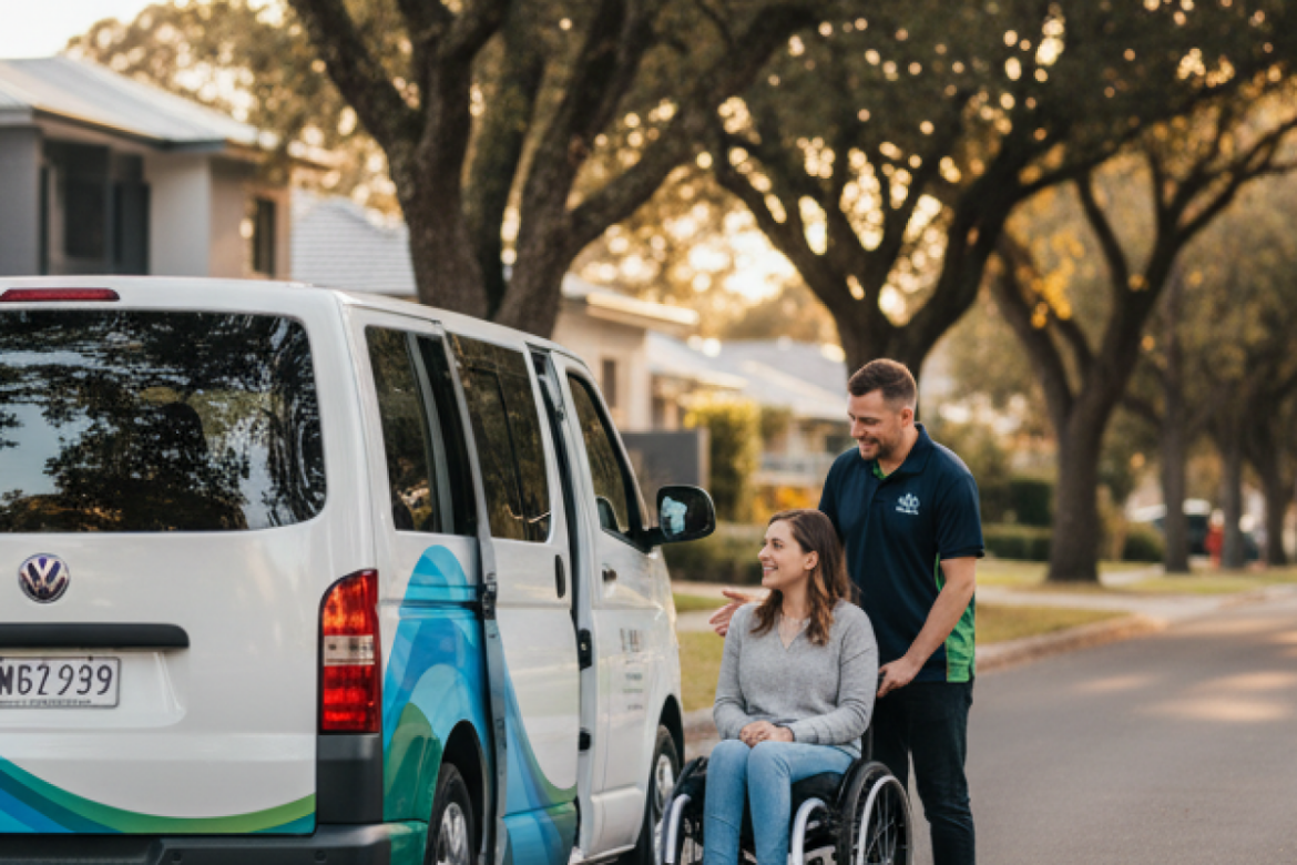 Accessible vehicle from Brilliant Life Services providing reliable NDIS transport Campbelltown participants depend on daily